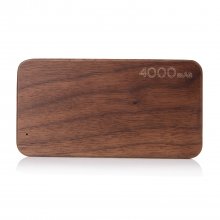 Unique Portable Universal 4000mAh Ultra Light Thin Wooden Power Bank