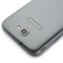 Tengda S7599 Smartphone HD Screen 1GB 16GB Android 4.2 MTK6589 Quad Core 5.8 Inch 12.0MP Camera- Grey