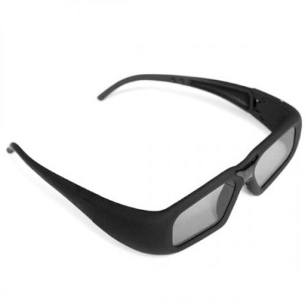 SG08-BT 3D Active Shutter Glasses LCD Lens for TV Projectors Support Bluetooth Black