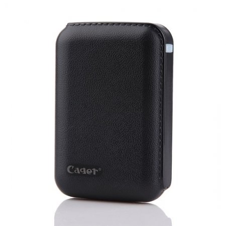 Cager B15 7200mAh Dual USB Power Bank for iPhone iPad Smartphone Black