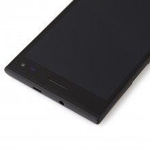 C1000 Smartphone Android 4.4 MTK6582 5.5 Inch Finger Scanner OTG Air Gesture Black