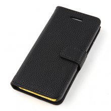 Magnetic Closure Protective Flip Cover Stand Litchi Stripe Leather Case for iPhone5c