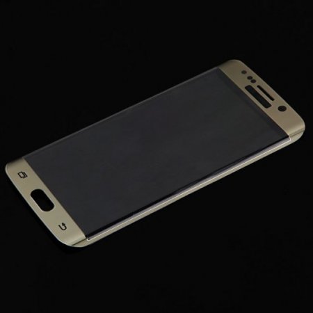 0.2mm Electroplating Tempered Glass Screen Protector for SAMSUNG S6 Edge Gold