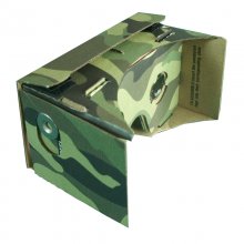 DIY Google Cardboard Virtual Reality 3D Camouflage Skin version Glasses for Smartphones