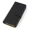 Magnetic Closure Protective Flip Cover Stand Litchi Stripe Leather Case for iPhone5c