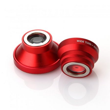 A8001 8002 3 in 1 Magnet Adsorption Camera Lens for Mobile Phone Color Random