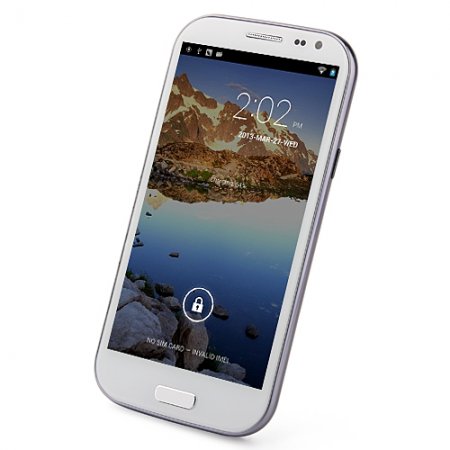 Feiteng H9500 S4 Smartphone Android 4.2 MTK6582 5.0 Inch HD Gorilla Glass OTG- White