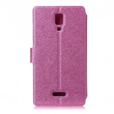 Fashion Flower Show Leather Stand Case Cover for Coolpad 7295C Smartphone Rose