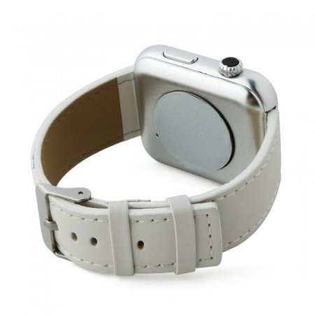 Atongm AW08 Bluetooth Watch Smart Watch with Call MMS Pedometer Anti-lost White