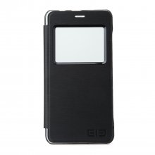 Original Protective Case S-View Flip Cover for Elephone P5000 Smartphone- Black
