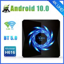 X96q max smart tv android 10.0 4GB 32GB 64GB allwinner h616 quad core bluetooth 5g wifi 4k media player