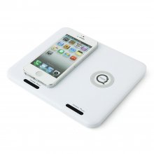 QI 6.6 Inch 2-in-1 Wireless Charger for QI Standard Smartphone White