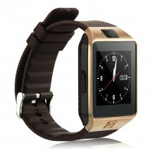iCou I5 Smart Watch Phone 1.54 Inch Touch Screen Bluetooth Camera FM Brown