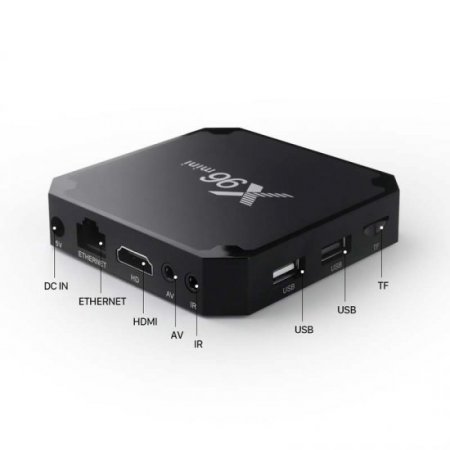 Smart TV BOX Android 9.0 1GB/8GB & 2GB/16GB Amlogic S905W Quad Core 4K WiFi 2.4GHz X96mini Set-top Box