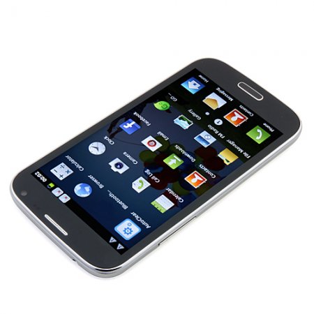 I9500JK Smartphone Android 2.3 MTK6515 1.0GHz WiFi 5.0 Inch Capacitive Screen- Black