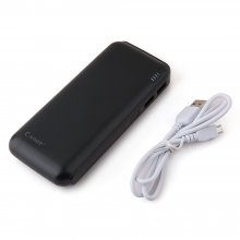 Cager B16 12000mAh Dual USB Power Bank for iPhone iPad Smartphone Black