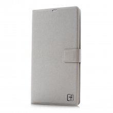 Fashion Leather Flip Cover Stand Case for MEIZU m1 note Smartphone White