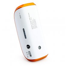 3-in-1 Mobile Power Bank 3G WiFi Router Wireless Network Storage RJ45 5200mAh- Orange