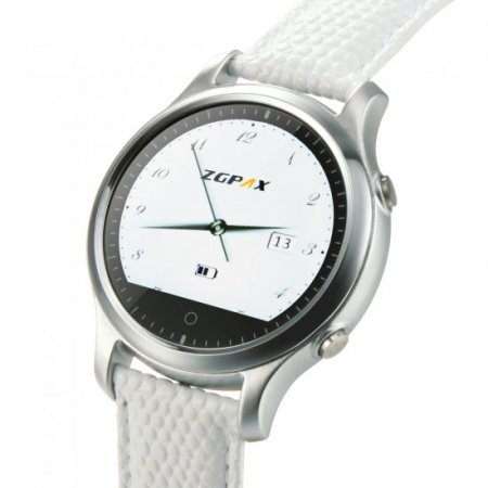 ZGPAX S360 Smart Bluetooth Watch 1.22 Inch SOS Button for IOS Android Smartphone White