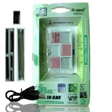 All in oneHi-speed+ USB 2.0 multislot cardreader /writer(with CE and FCC certicate)