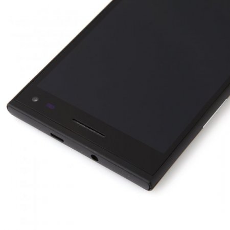 C1000 Smartphone Android 4.4 MTK6582 5.5 Inch Finger Scanner OTG Air Gesture Black