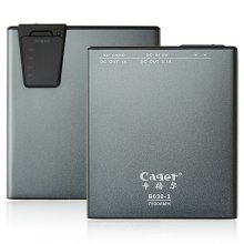 Cager B030-3 7500mAh Mobile Booster Card Reader Power Bank for iPhone iPad iPod PSP Player