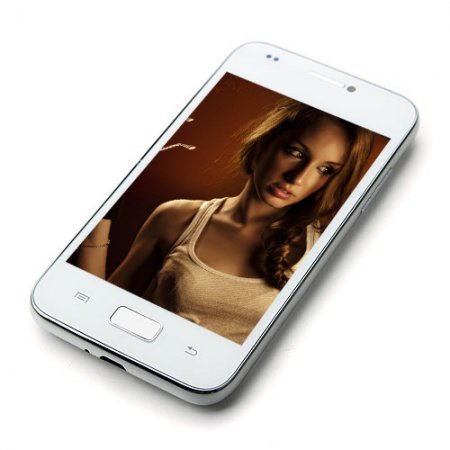 i8750 Smartphone Android 2.3 OS SC6820 1.0GHz 4.0 Inch 2.0MP Camera- White