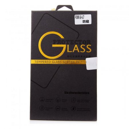 Anti-Peeping Tempered Glass Screen Protector for iPhone 6 with Retail Package