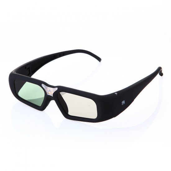 SG08-DLP 3D Active Shutter Glasses LCD Lens 96-144Hz for DLP-Link 3D Projector Black