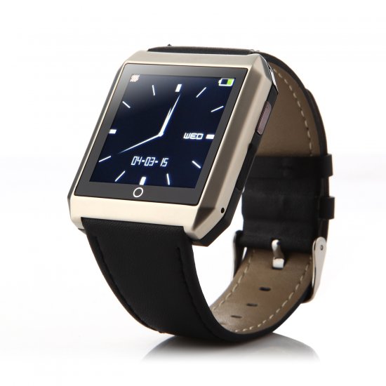 RWATCH R6S Bluetooth Smart Remote Control Watch for iOS Android Smartphones Champagne