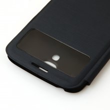 High Quality Protective Flip Cover for iNew i7000 Smartphone - Black