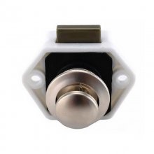 RV Caravan Small Push Button Single Sided Cupboard Door Lock