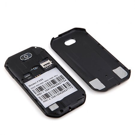 F599 Smartphone Android 2.3 MTK6515 3.4 Inch TFT Capacitive Screen - Black
