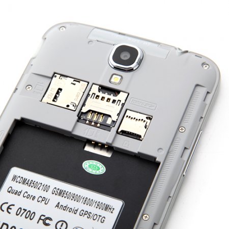 HD9000 Smartphone Android 4.2 MTK6589 1GB 8GB 6.0 Inch HD 3G OTG Air Gesture - Black