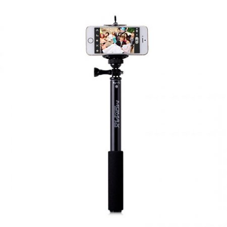 Momax SelfiFit Selfie Stick Handheld Monopod+Bluetooth Remote Shutter Color Random