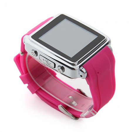 Brand New Smart Bluetooth Watch 1.6 Inch with Call SMS Sync Function for Android iOS Phone- Rose