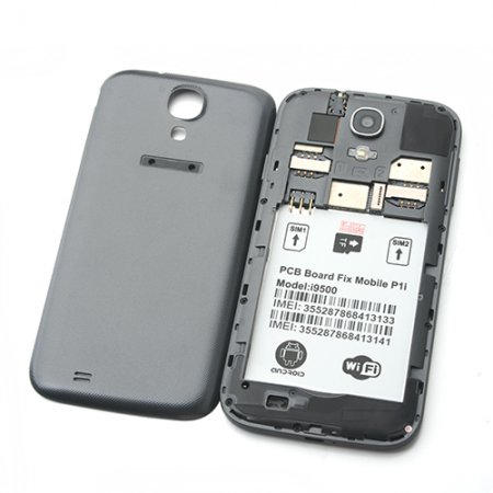 I9500 Smartphone Android 2.3 OS SC6820 1.0GHz 5.0 Inch Camera- Grey