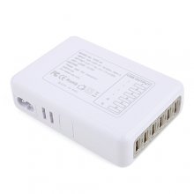 6 USB Port Wall Charger with US Standard plug for iPhone Samsung