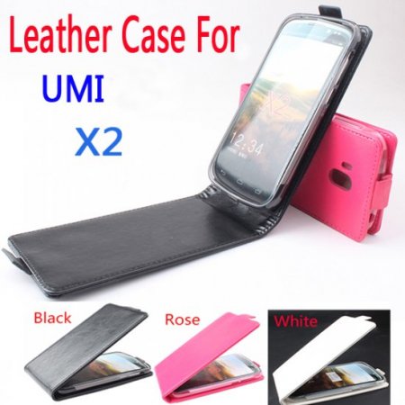 Leather Flip Case Cover for UMI X2 Smartphone 3-color
