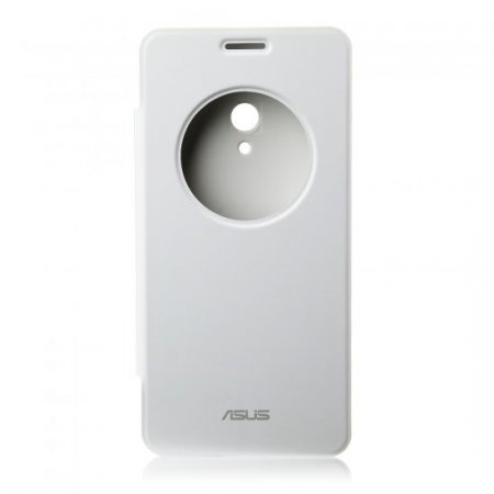 Original S-View Flip Cover Case Leather Case for Zenfone 5 Smartphone White