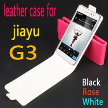Leather Flip Case Cover for JIAYU G3 Smartphone 3-color