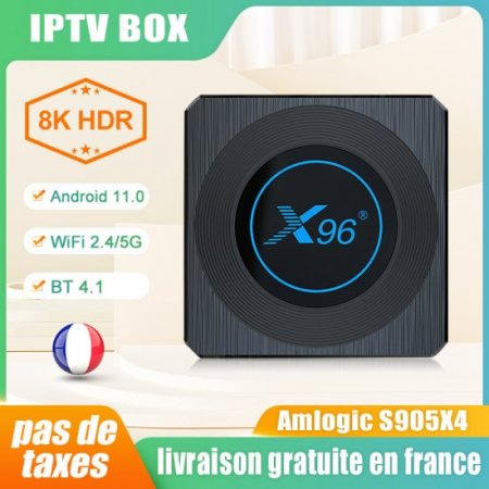 8K X96 X4 SUBTV Smart tv Box Android 11 4GB 64GB BT4.1 Amlogic S905W Media Player