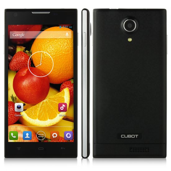 CUBOT P7 Smartphone MTK6582 5.0 Inch QHD IPS Screen Android 4.2 - Black