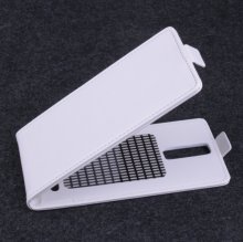 Leather Flip Cover Stand Case for Elephone G6 Smartphone White