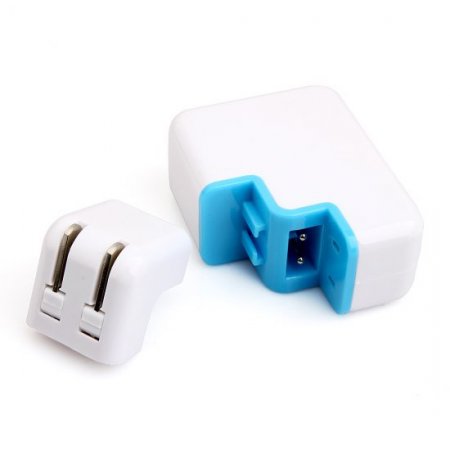 Dual USB 3.1A 17W FAST AC Travel Wall Charger for Apple iPad Air Blue