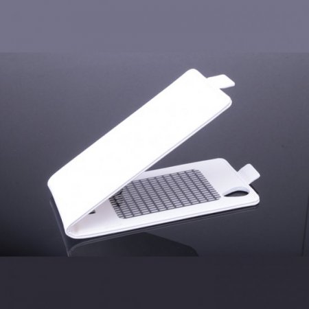 Leather Flip Cover Case Stand for Leagoo Lead 3 Smartphone White