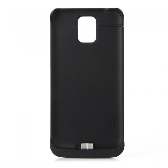 3800mAh External Battery Case Cover Power Bank for Samsung Galaxy S5 Black