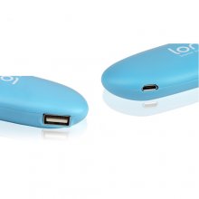 Lomui L260 2600mAh Cute Fish Pattern Power Bank for Smartphones Tablet PC PSP MP4