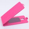 Leather Flip Cover Stand Case for DOOGEE DG580 Smartphone Rose