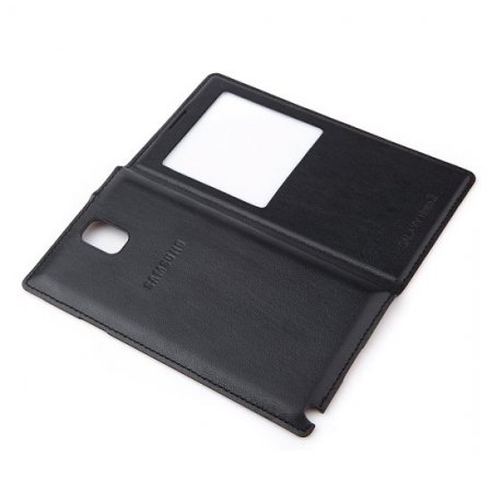 Protective Flip Cover Case for Samsung GALAXY Note 3 Smartphone Black